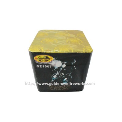 Kembang Api Black Label Cake 0.80 inch 25 Shots - GE1507